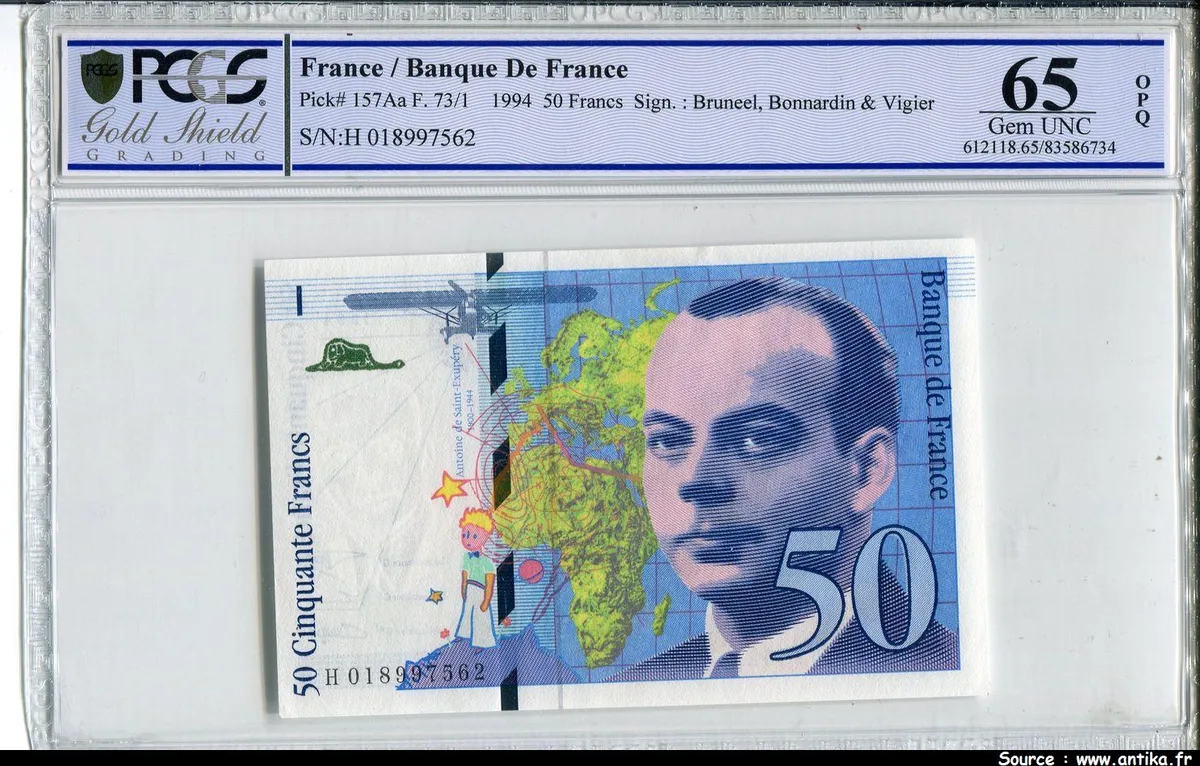 50 FRANCS SAINT-EXUPERY - Type 1992 modifié