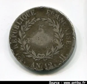5 FRANCS BONAPARTE Ier CONSUL