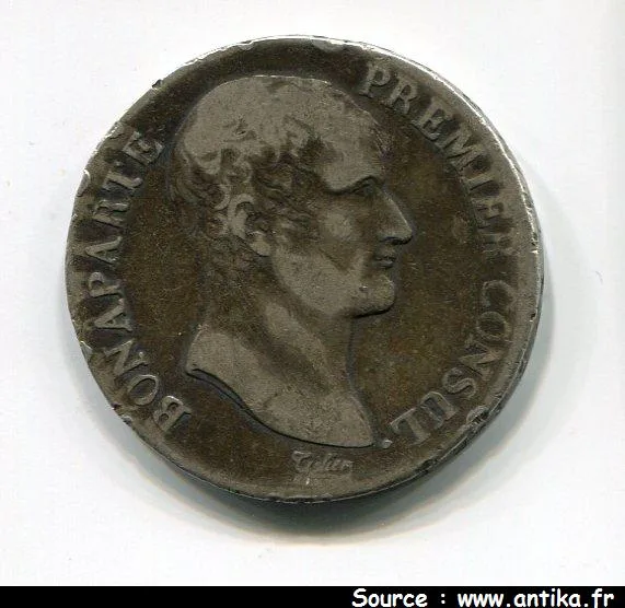 5 FRANCS BONAPARTE Ier CONSUL