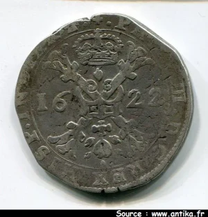 Cté de Bourgogne Philippe IV d'Espagne 1621-1655