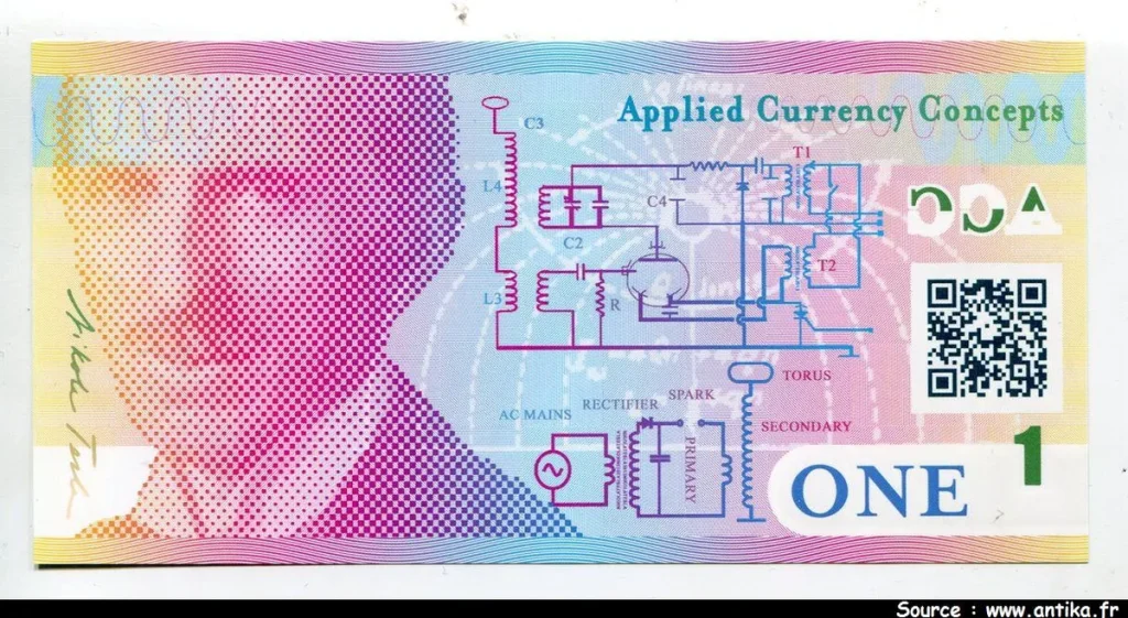 APPLIED CURRENCY CONCEPT 1 Volt Nicolas Tesla