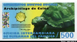 ILES GALAPAGOS 500 Sucres Darwin