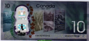 10 Dollars Commémoratif " 150 ans du Canada " * * * * * * * * * * * NEW
