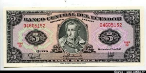 5 Sucres Antonio José de Sucre * * * *