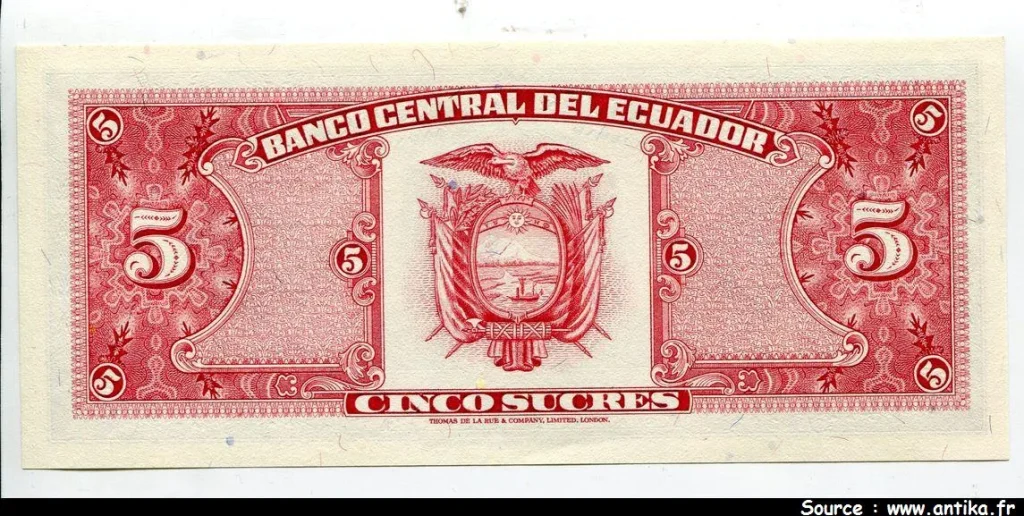 5 Sucres Antonio José de Sucre * * * *