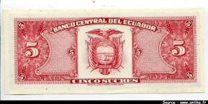 5 Sucres Antonio José de Sucre * * * *