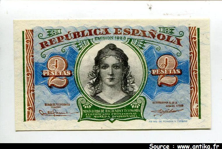 2 Pesetas Pont Romain * * * PROMO