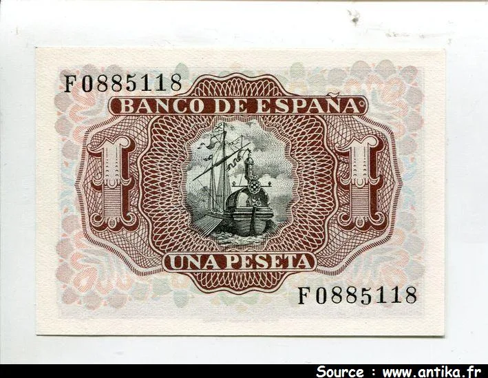 1 Peseta Marques de Santa Cruz
