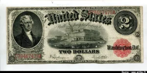 2 Dollars Thomas Jefferson