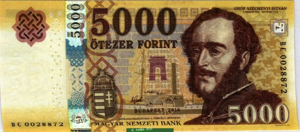 5000 Forint Itsvan Széchenyl
