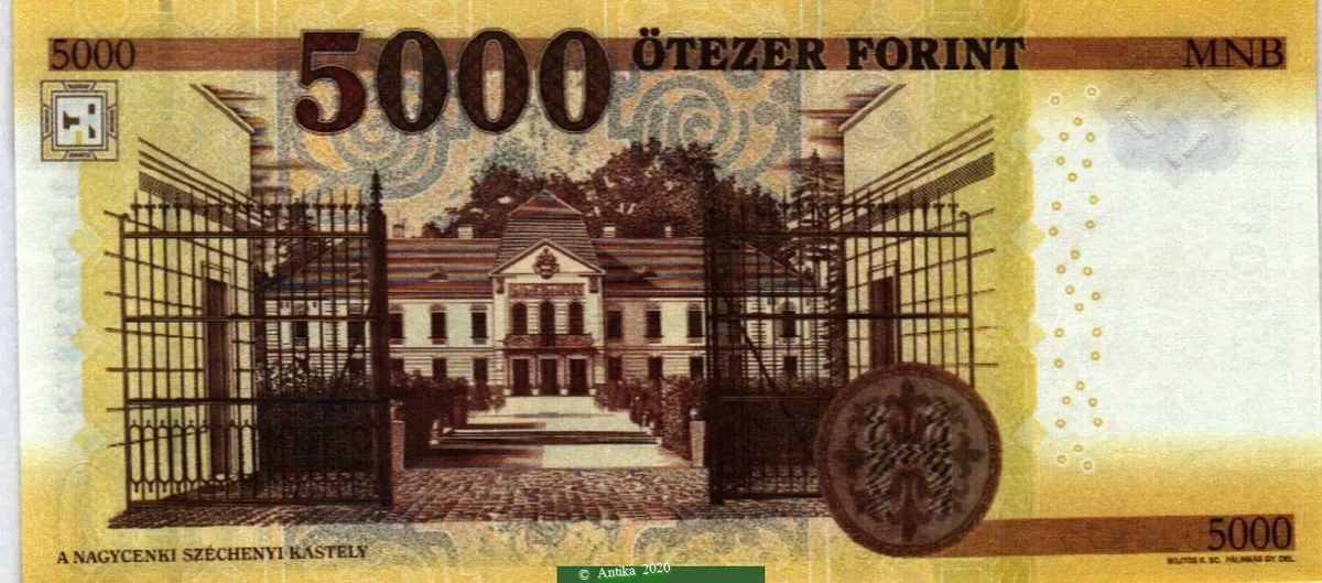 5000 Forint Itsvan Széchenyl