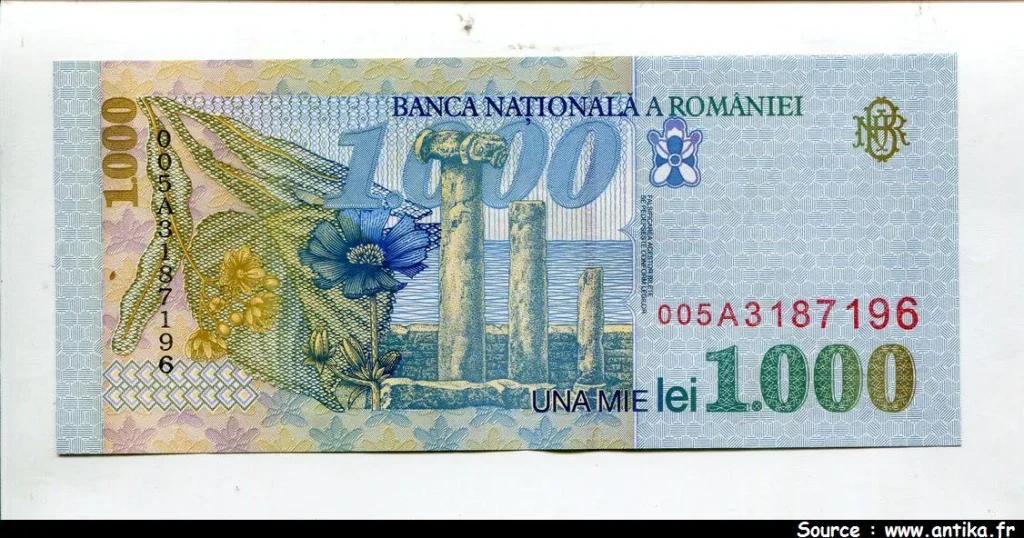 1000 Lei Mihai Eminescu