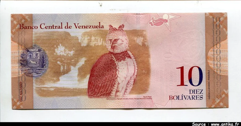 10 Bolivares Indien Guaicaipuro * * * * * * * *