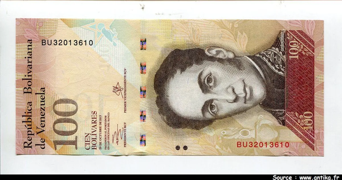 100 Bolivares Simon Bolivar * * * * * * * * PROMO