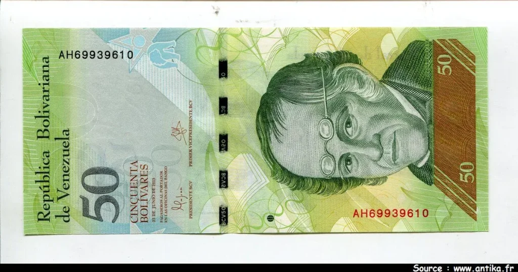 50 Bolivares Simon Rodriguez & Ours * * * * * * * * * * PROMO