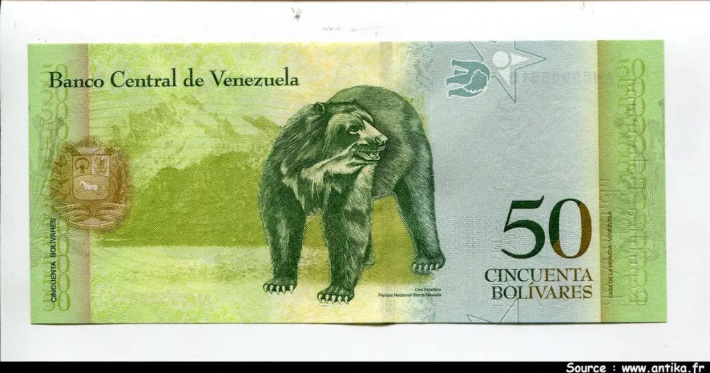 50 Bolivares Simon Rodriguez & Ours * * * * * * * * * * PROMO
