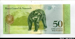 50 Bolivares Simon Rodriguez & Ours * * * * * * * * * * PROMO