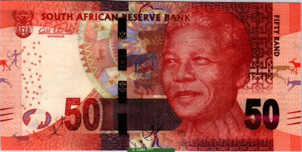 50 Rand Nelson Mandela & Lion * * * * * *
