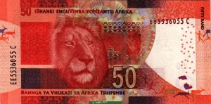 50 Rand Nelson Mandela & Lion * * * * * *