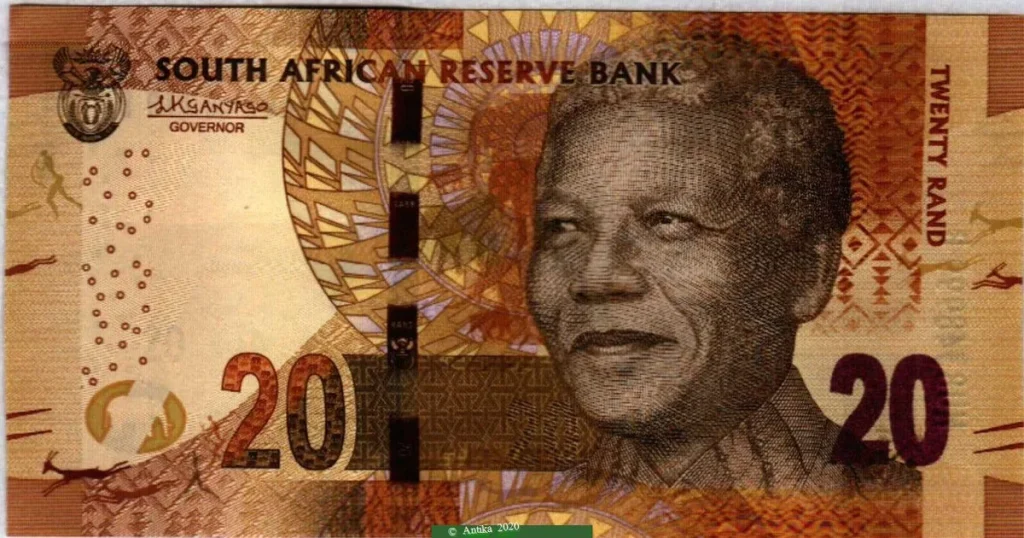 20 Rand Nelson Mandela & Eléphant * * * * * * *