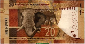 20 Rand Nelson Mandela & Eléphant * * * * * * *