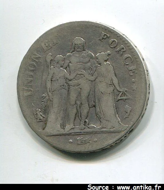 5 FRANCS UNION & FORCE