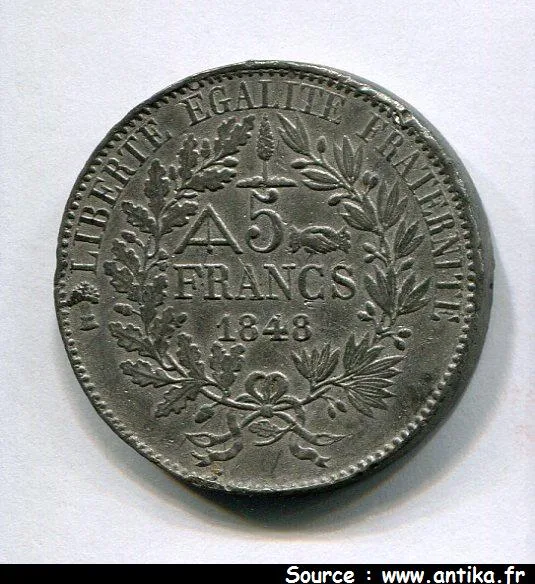 5 FRANCS CONCOURS de BOUCHON