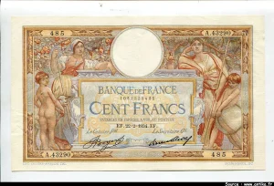 100 FRANCS LOM - Type 1906 "Grands Cartouches"