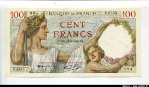100 FRANCS SULLY - Type 1939
