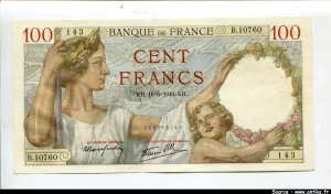 100 FRANCS SULLY - Type 1939
