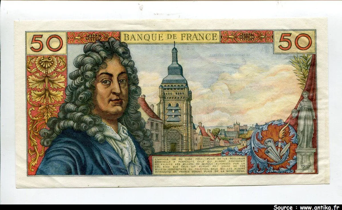 50 FRANCS RACINE - Type 1962