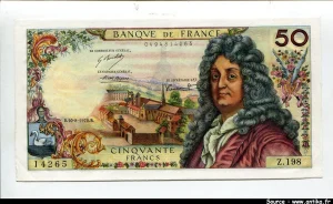 50 FRANCS RACINE - Type 1962