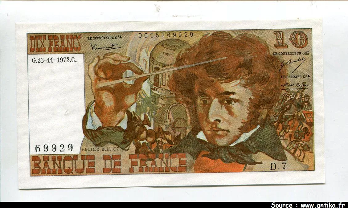 10 FRANCS BERLIOZ - Type 1972