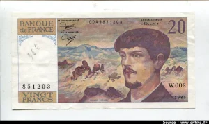 20 FRANCS DEBUSSY - Type 1980