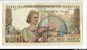 10 000 FRANCS GENIE Français- Type 1945