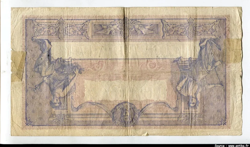 1000 FRANCS BLEU & ROSE - Type 1889