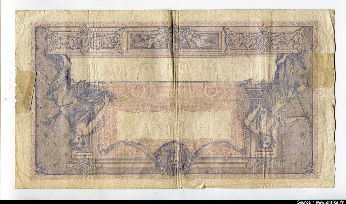 1000 FRANCS BLEU & ROSE - Type 1889