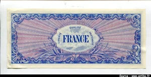 100 FRANCS Verso "France"