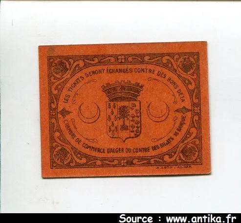 10 CENTIMES Ville de BLIDA