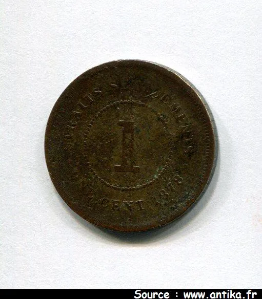 1 CENT Cuivre VICTORIA Date très Rare pour ce type PROMO