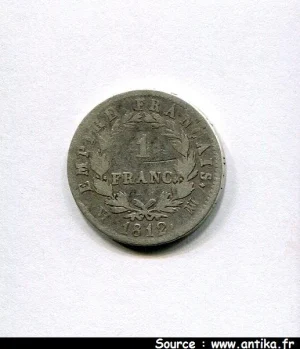 1 FRANC NAP EMP revers EMPIRE