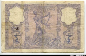 100 FRANCS BLEU & ROSE - Type 1888