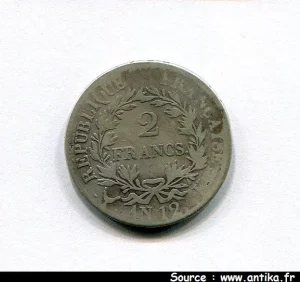 2 FRANCS NAP EMP T.N