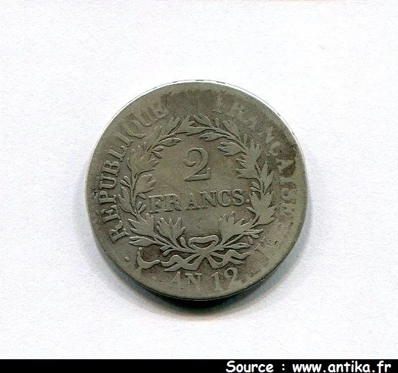 2 FRANCS NAP EMP T.N