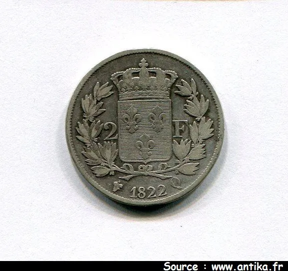 2 FRANCS Buste nu