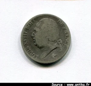 2 FRANCS Buste nu