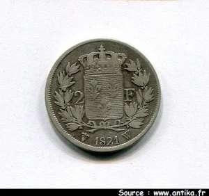 2 FRANCS Buste nu