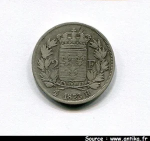 2 FRANCS Buste nu