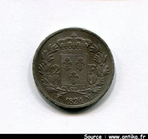 2 FRANCS Buste nu