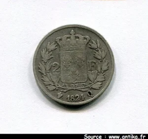 2 FRANCS Buste nu